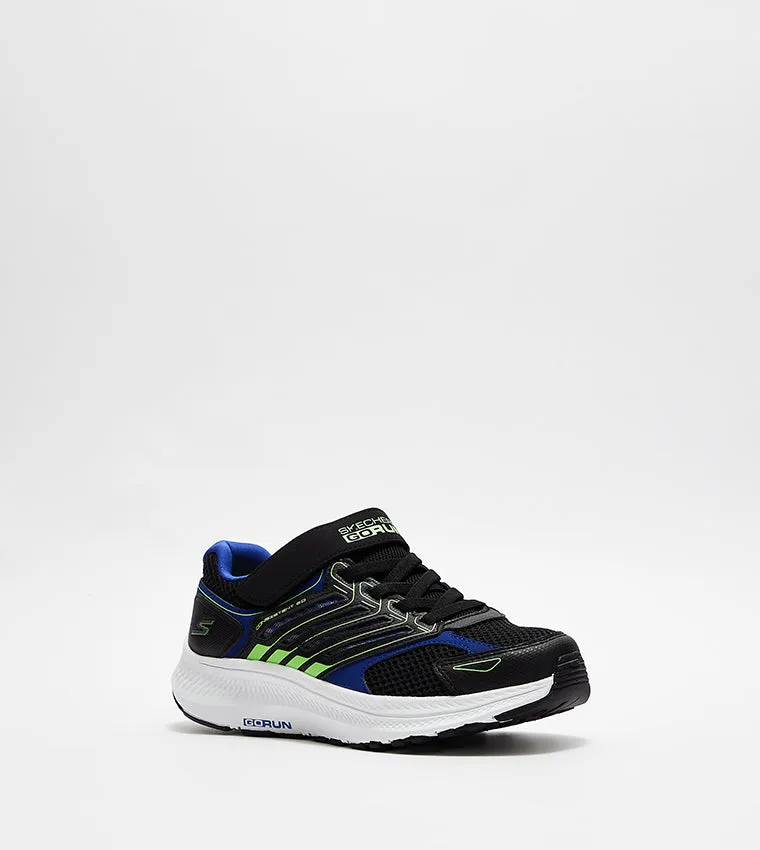 Skechers “Go Run Consistent 2.0” Blk/Blu/Lime Sneakers: Size 11 to 5