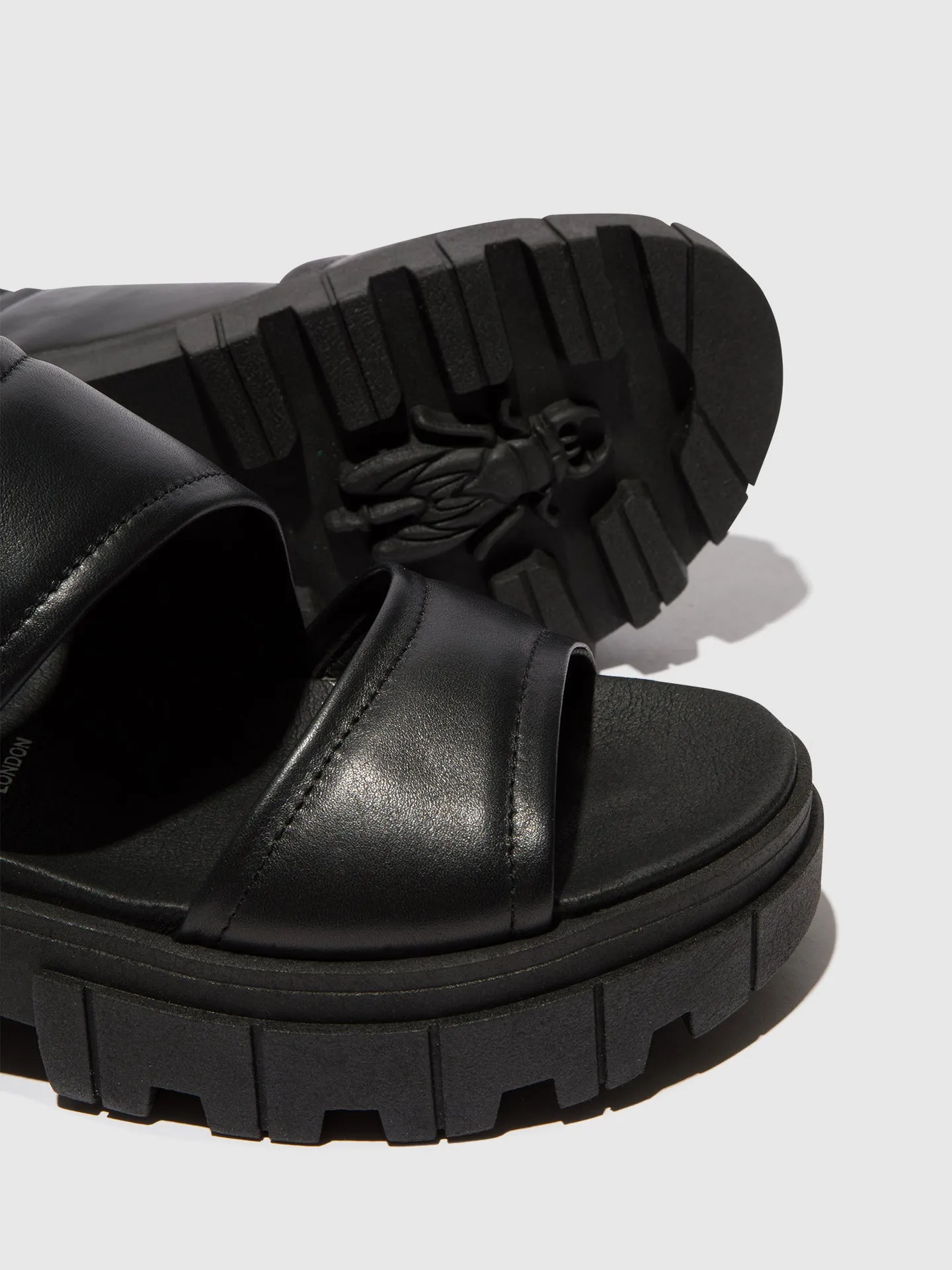 Sling-Back Sandals JIRA865FLY BLACK