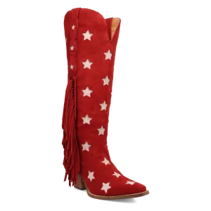 Super Star Red Suede Leather Boot (DS)