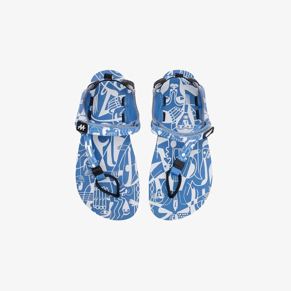Tapak X Abenk Alter Barefoot Flip Flops - Blue Light