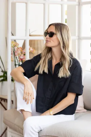 The Antibes Shirt - Coal