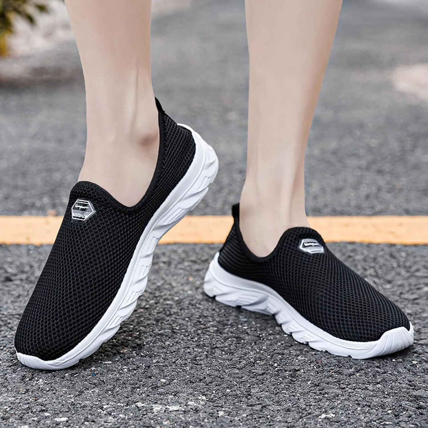 Women's Fashion Sneaker Non Slip Breathable Lightweight Comfortable Lace Up Leather Tennis Shoes Women Women's Platform Loafers White Leather Sneakers