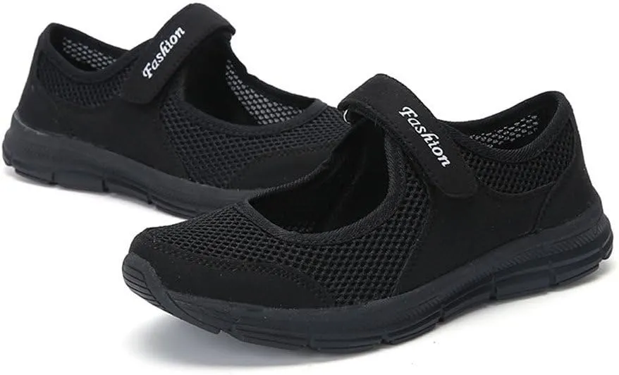 Women's Fashion Sneaker Non Slip Breathable Lightweight Comfortable Lace Up Mens Walking Shoes Wide Width Black Platform Loafers Women Women's Wide Width Sneakers