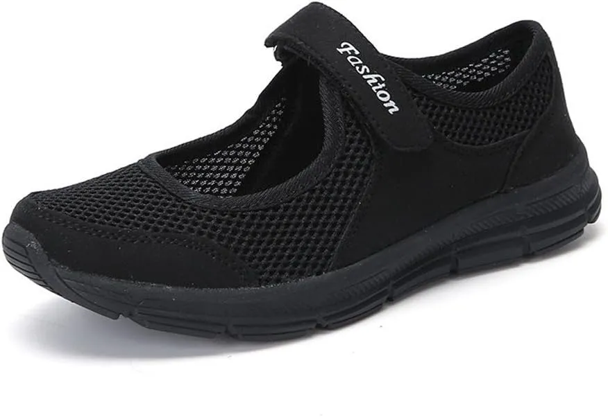 Women's Fashion Sneaker Non Slip Breathable Lightweight Comfortable Lace Up Mens Walking Shoes Wide Width Black Platform Loafers Women Women's Wide Width Sneakers
