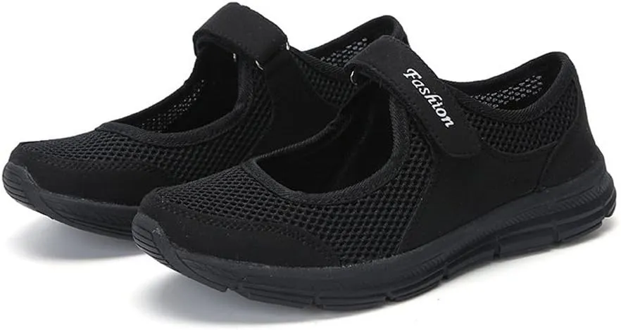 Women's Fashion Sneaker Non Slip Breathable Lightweight Comfortable Lace Up Mens Walking Shoes Wide Width Black Platform Loafers Women Women's Wide Width Sneakers