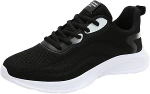 Women's Shoes Sneakers Lace Up Thick Sole Athletic Shoes Breathable Mesh Sneakers Causal Running Walking Tennis Shoes