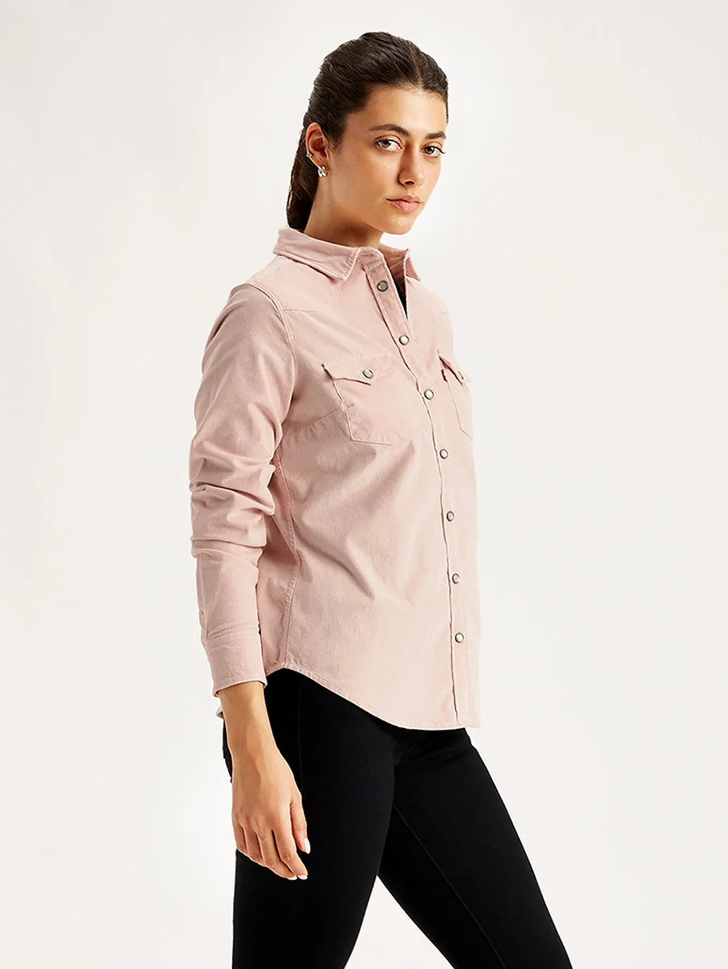 Women's Solid Regular Fit Shirt