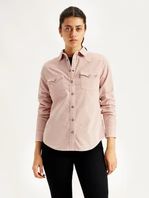 Women's Solid Regular Fit Shirt