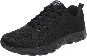 Women's Walking Shoes Mesh Breathable Lightweight Fashion Running Shoes for Men Mesh Breathable Women's Casual Shoes Black Sneakers White Tennis Shoe Cross Trainer Shoe