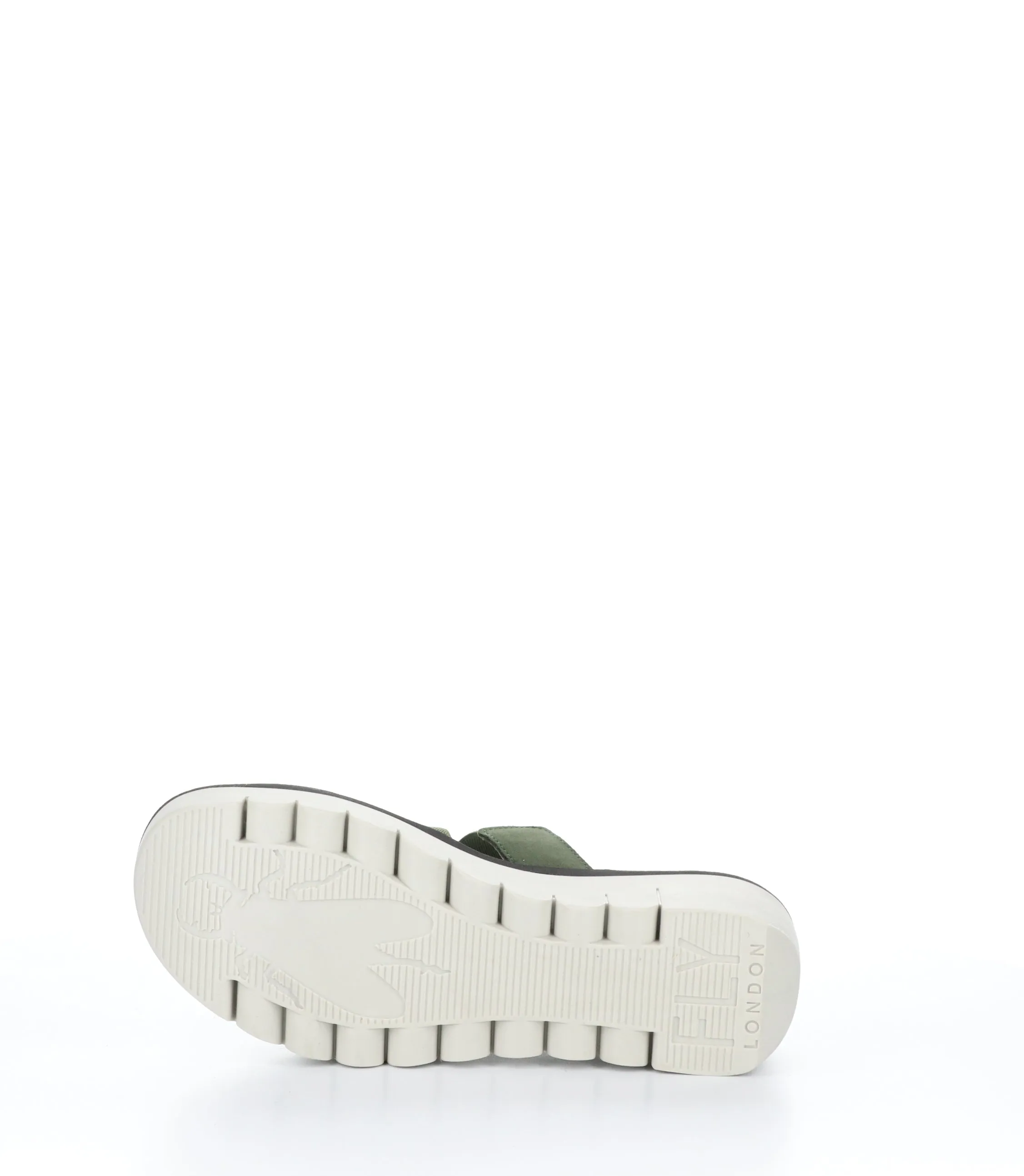 YIAN845FLY MILITARY/BLACK Wedge Sandals